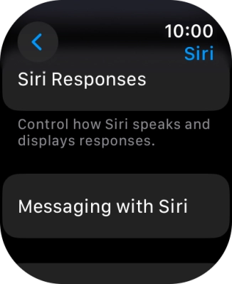 Press Siri Responses.