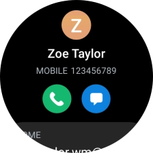 Press the call icon.