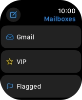 Press the required email account.