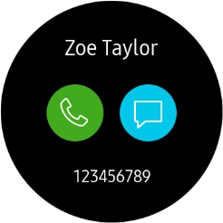 Press the call icon.