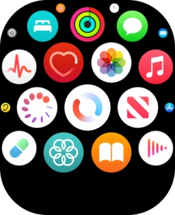 Press the heart rate sensor icon.