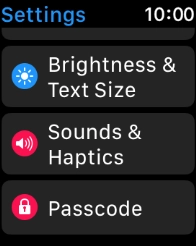 Press Passcode.