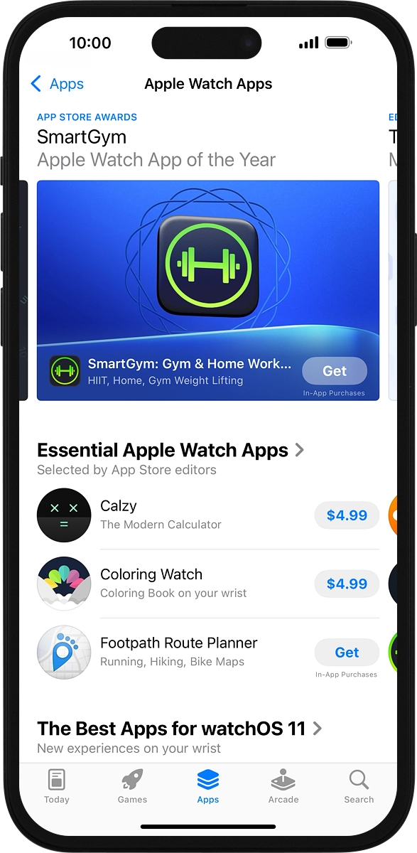 On your phone: Go to the required app.