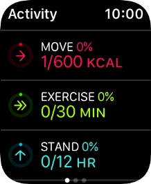 Keep sliding upwards to see the number of steps, distance and number of floors you've covered. Keep sliding upwards to see the number of steps, distance and number of floors you've covered.
