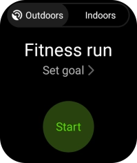 Press Set goal and follow the instructions on the screen to set the required goal.