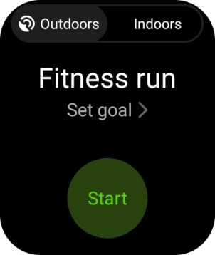 Press Set goal and follow the instructions on the screen to set the required goal.