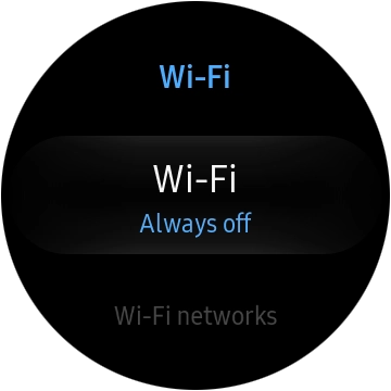 Press Wi-Fi.