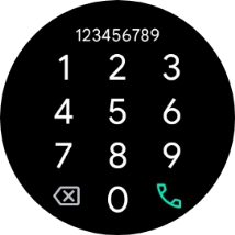 Press the call icon.
