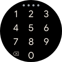 Key in the required PIN and follow the instructions on the screen to create a PIN as lock code.