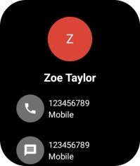 Press the call icon.