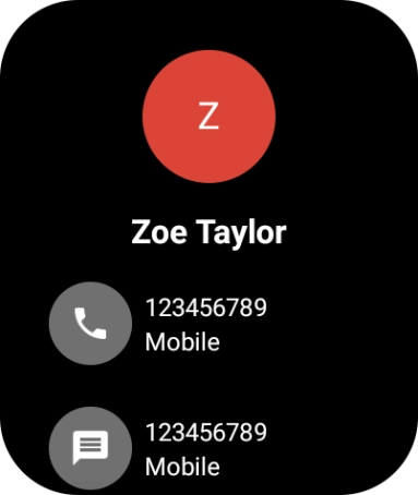 Press the call icon.