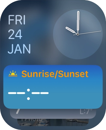 Press and hold anywhere on the screen.