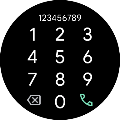 Press the call icon.