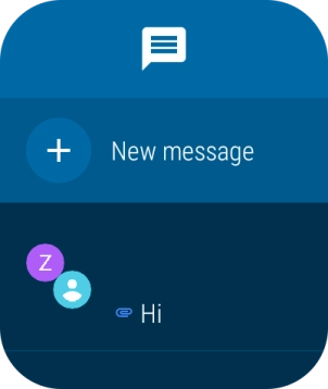 Press the required picture message.