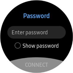 Press Enter password.