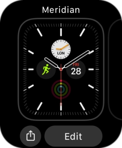 Slide your finger left on the screen.