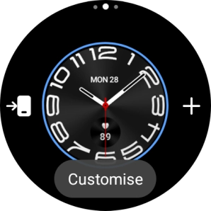 Slide your finger left on the screen. Slide your finger left on the screen.
