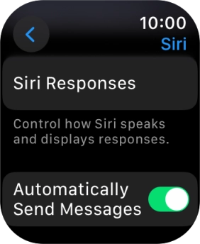 Press Siri Responses.