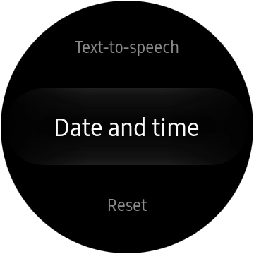 Press Date and time.