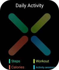 Slide your finger upwards on the screen.