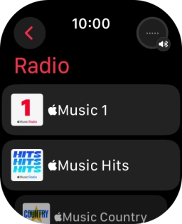 Press the required radio station. Press the required radio station.