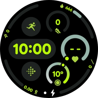 When the battery charging icon is displayed, the battery is charging.