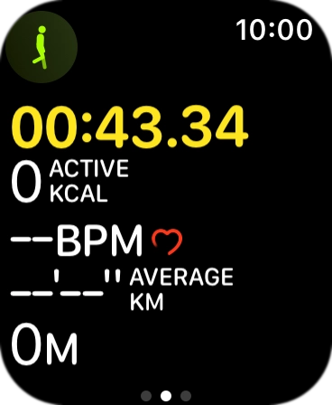 Slide your finger right starting from the left side of the screen.