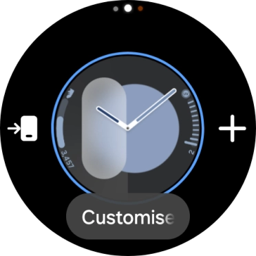 Slide your finger left on the screen. Slide your finger left on the screen.