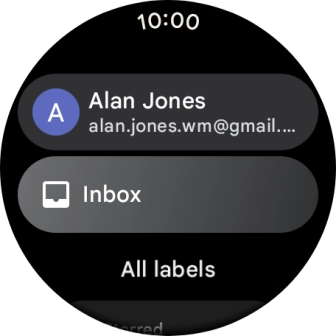 Press the required inbox.