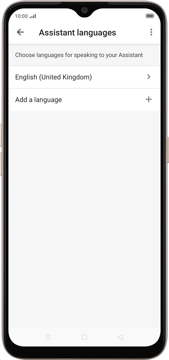 On your phone: Press Add a language.