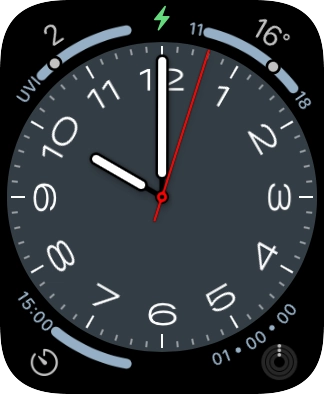 When the battery charging icon is displayed, the battery is charging.