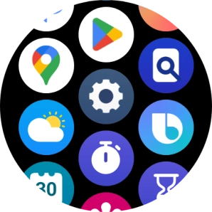 Press the settings icon.