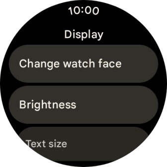 Press Brightness.