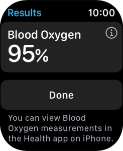 Your result is displayed on the screen.