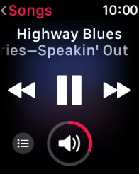 Press the volume icon. Press the volume icon.