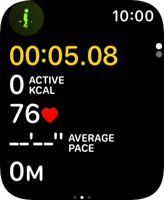 Slide your finger right starting from the left side of the screen.