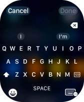Press the input icon.