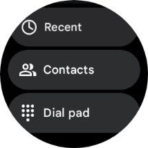 Press Dial pad and key in the required number.