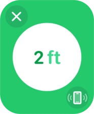 Follow the instructions on the screen to find your phone.