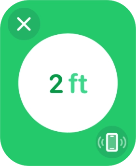 Follow the instructions on the screen to find your phone.