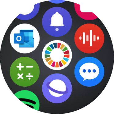 Press the email message icon. Press the email message icon.