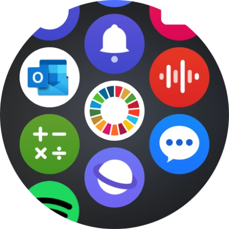 Press the email message icon. Press the email message icon.