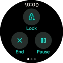 Press Pause to pause activity.