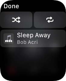 Press the shuffle icon.