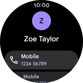 Press the call icon.