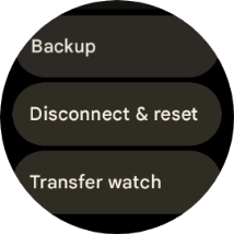 Press Disconnect & reset.