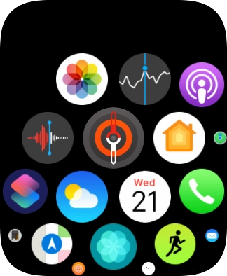 Press the phone icon.