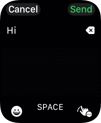 Press the input icon.