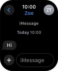 Press iMessage.
