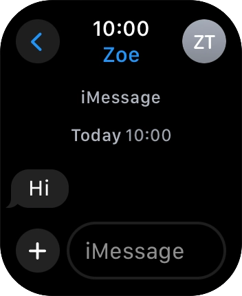 Press iMessage.